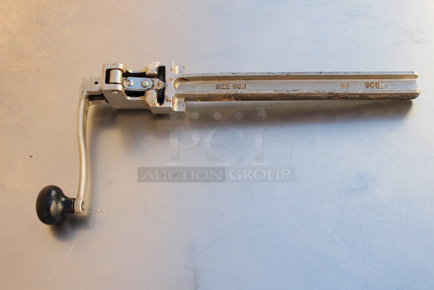 Stainless Steel Table With Undershelf and Can Opener (Welds On Undershelf Are Damaged) 72x39x39 - Image 5 of 10