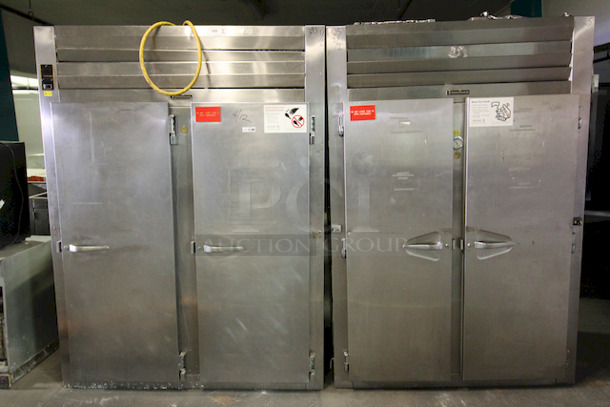 DOUBLE UP! (2) Traulsen ALT232WUT 51.6 Cu. Ft. Two-Section Solid Door Reach-In Freezers.
58x35x83-1/4 115v/60hz/1ph. In Working Order When Tested. 2x Your bid
