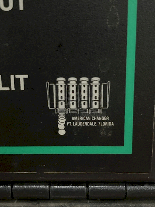 American Changer AC400 Bill Changer - Front Loading Single Hopper Stackerless validator, Accepts: $1 & $5 Bills, Hopper capacity: 500 quarters - Image 2 of 2