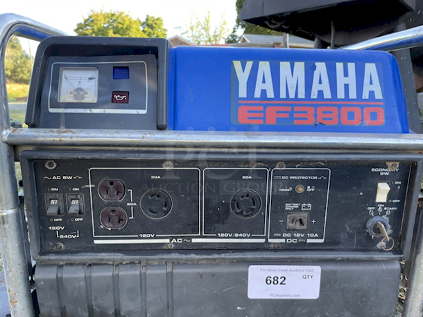 Yamaha EF3800 Generator.  - Image 4 of 5