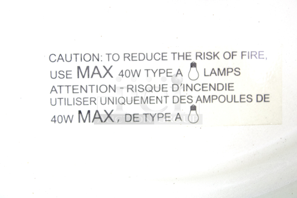 NICE! (4) Round Hanging Light Fixtures, (2) Small, (2) Large.  - Image 3 of 4