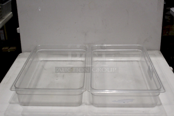 Cambro 14CW Camwear Pans, Full Size, 4" Deep. 
12-3/4x20-7/8x4
2x Your Bid
 - Image 3 of 6