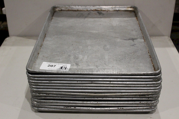 HUGE LOT! Vollrath 9001 Wear-Ever Full Size 16 Gauge 18" x 26" Wire in Rim Aluminum Bun / Sheet Pan
18x25-1/2x1	
14x Your Bid
 - Image 2 of 5