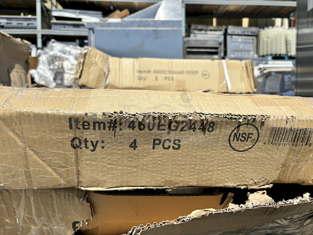 BRAND NEW SCRATCH & DENT! Regency 24" x 48" NSF Green Epoxy Wire Shelf. BOX OF 4 - Image 5 of 5