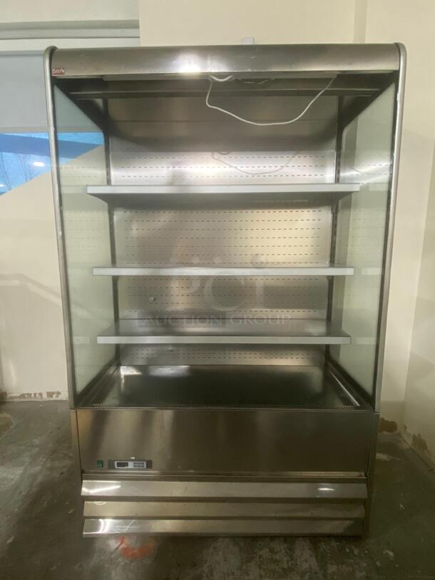 Upright Open Air Curtain Merchandiser Refrigerator Cooler Display NSF

 - Image 1 of 6