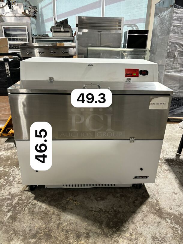 BRAND NEW!! Turbo Air TMKC-49S Milk Cooler w/ Dual-Side Access - (768) Half Pint Carton Capacity, 115v
 - Image 8 of 9