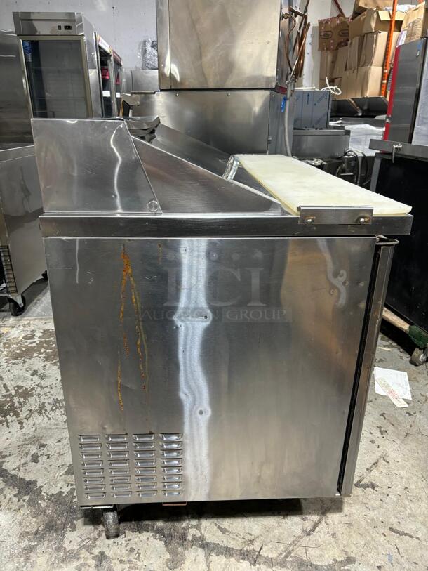 Turbo Air MST-48-N M3 Series 48" 2 Door Stainless Steel Refrigerated Sandwich Prep Table

 - Image 4 of 4