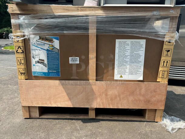 In the Box Brand New Scratch & Dent Dukers Commercial Food Prep Table with Optional Mega Top
 - Image 4 of 5