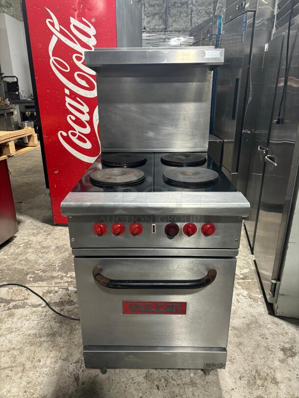 Vulcan Electric Restaurant Range, 4 French Plate, Standard Oven
 - Image 2 of 5