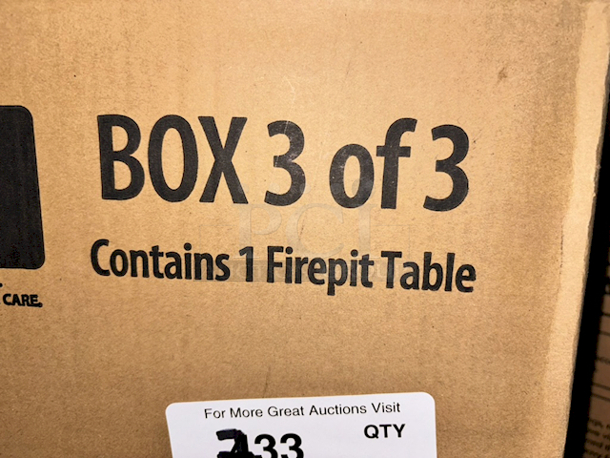 Grand Leisure NEWPORT 5 Piece Conversation Set With Firepit Table - FIREPIT TABLE ONLY - Image 2 of 3