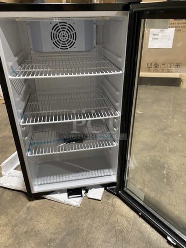 NEW IN THE BOX! Scratch-N-Dent!  Excellence Counter Top Refrigerated Rech In Display Cooler Merchandiser! Model EMM-4S Serial 201806040229! 115V 1 Phase! - Image 4 of 4