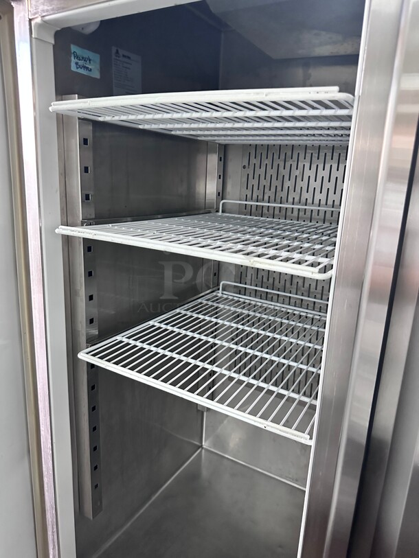 Ascend JFD-48F 48 Cu.Ft Commercial Freezer Reach-In w/ 2 Stainless Doors 115 Volt  - Image 8 of 9