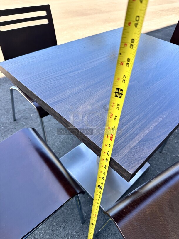 24x30x30 Wooden Table Only No Chairs