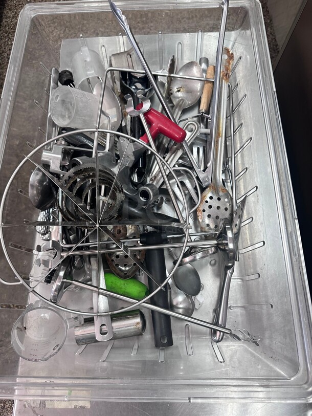 One Lot! Misc Stainless Steel kitchen Ware NSF  - Image 4 of 6