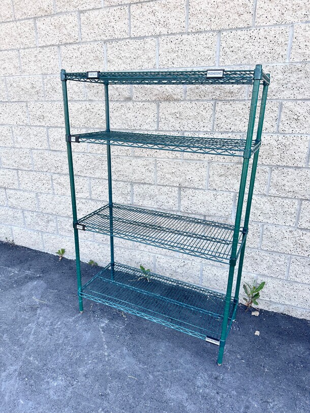 42x18x84 Green Wire Rack - Image 3 of 3
