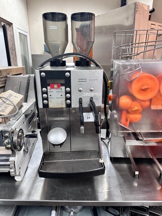 Certified Working! Franke Evolution Commercial 1 Step Super Automatic Espresso Machine NSF 220 Volt 1 Phase 