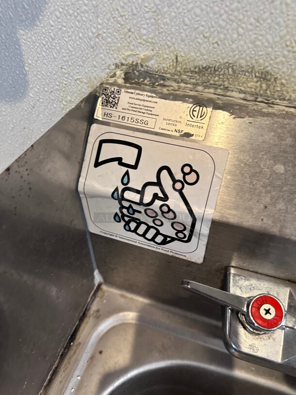 Commercial Stainless Steel Hand Sink Ideal For Commercial Kitchen NSF - Image 2 of 5