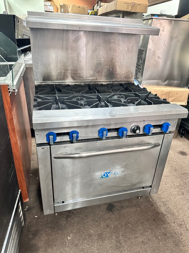 Fully Refurbished Royal Range RR-6 - Restaurant Range, gas, 36 inch, (6) burners, standard oven Working - Image 8 of 8