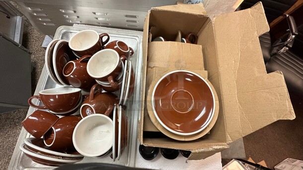 New One Lot Of Coffee Mugs and Saucers - Image 1 of 1