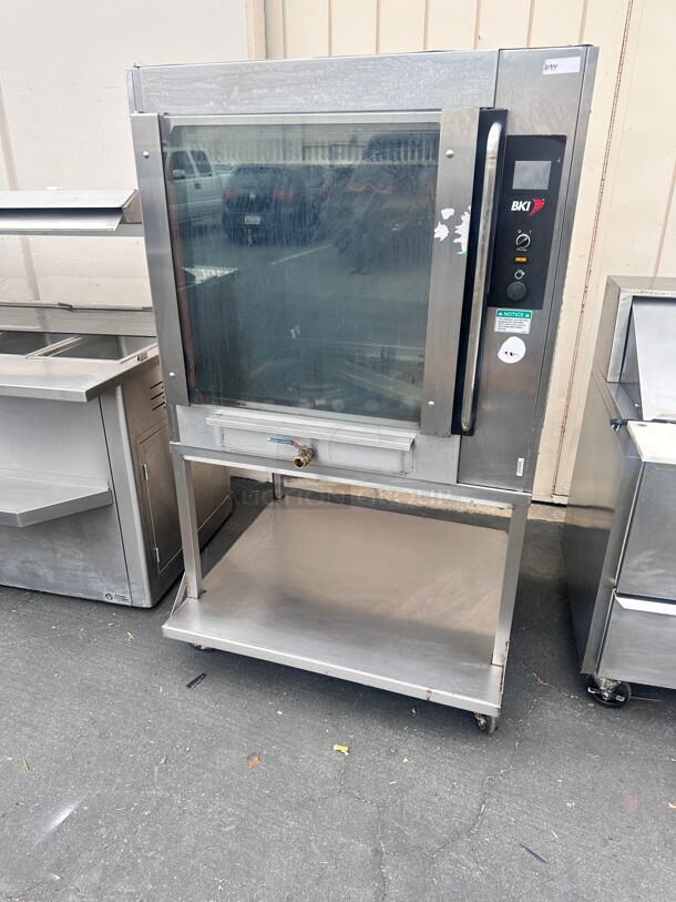 BKI VGG-8-C Stainless Steel Electric Single Deck Rotisserie Oven - 208 Volts 3-Ph - Image 3 of 7