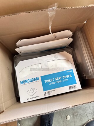 One Lot A Box of Seat Covers and Plastic Covers