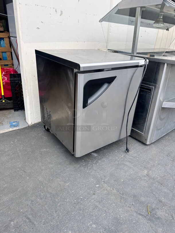 Late Model Turbo Air TUF-28SD 27 inch  W Undercounter Freezer w/ (1) Section & (1) Door, Left Hinged Door, 115v Working - Image 3 of 7
