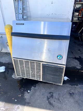 Hoshizaki KM-255BAH 250 lb Crescent Cube Ice Machine w/ Bin Air Cooled, 115v Working