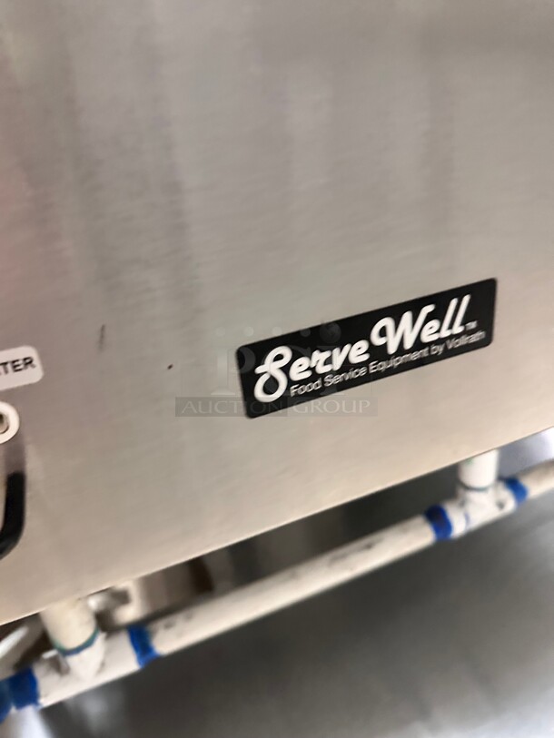 Serve Well EST-3WS Three Pan Sealed Well Electric Steam Table 120V, 1500W Tested and Working - Image 7 of 8
