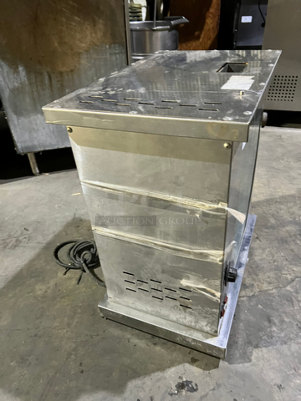 Attias Commercial Countertop Electric Powered Rotisserie Machine! With View Through Door! All Stainless Steel! - Image 2 of 9