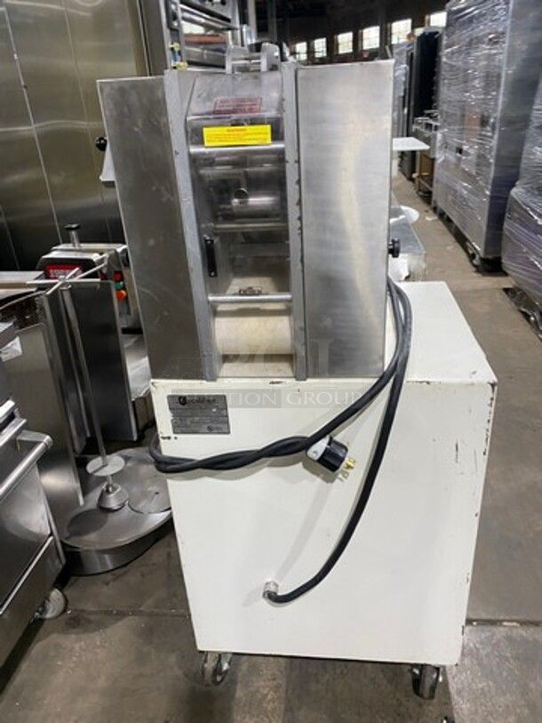 AMAZING! LATE MODEL! 2019 Excalibur Commercial Floor Style Bagel Divider/ Former! Stainless Steel! On Casters! WORKING WHEN REMOVED! Model: EXF300S SN: 190819Z 208/220V 60HZ 3 Phase - Image 4 of 12