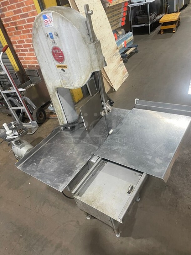 SWEET! Biro Commercial Floor Style Heavy Duty Meat Saw! All Stainless Steel! Model 22 Serial 36959! On Legs! 1Phase!  WORKING WHEN REMOVED! - Image 2 of 12