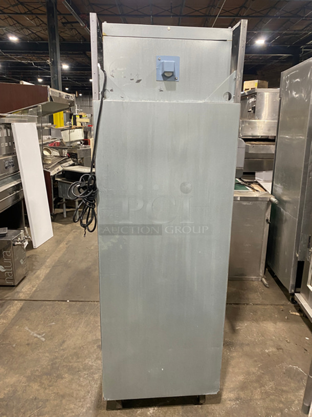 Delfield Commercial Single Door Reach In Freezer! With Poly Coated Racks! Solid Stainless Steel! On Casters! Model: 6125XLSPP2 SN: 1501152000013 115V 60HZ 1 Phase - Image 4 of 8