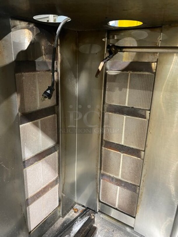 Attias Natural Gas Powered Dual Gyro Machine! All Stainless Steel! WORKING WHEN REMOVED! - Image 5 of 9