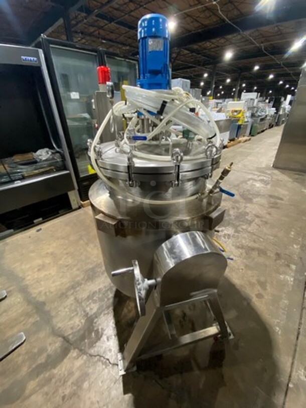 AMAZING! Jingye Commercial Automatic High Pressure Cooker Machine! With Unifiller Commercial Depositor/ Dispenser Machine! All Stainless Steel! On Casters! - Image 4 of 7