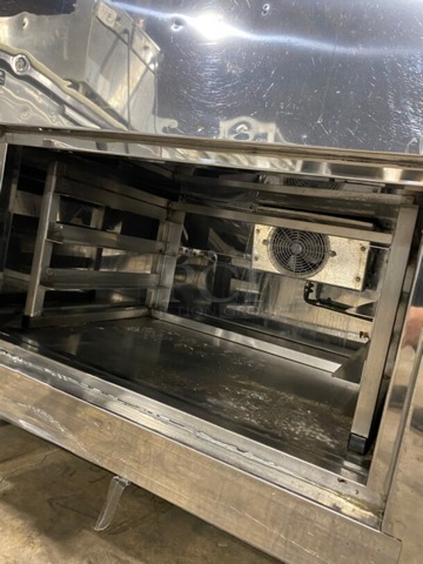 All Star Commercial Refrigerated Open Display Merchandiser! With Small Storage Space Underneath! All Stainless Steel! Model: 6999GTIREFC SN: 0910151 120V 60HZ 1 Phase - Image 6 of 9