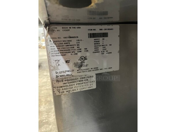 WOW! Lang Natural Gas Powered Heavy Duty Commercial Mirror Shine/Polished Top 48 Inch Thermostatic Controlled Flat Top Griddle! On Two Drawer 60 Inch Refrigerated Chef Base! On Casters! 2 X Your Bid! - Image 10 of 11
