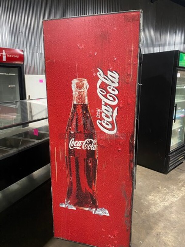 True Commercial 2 Door Reach In Refrigerator Merchandiser! With View Through Sliding Doors! With Poly Drink Racks! Model: GDM37 SN: 2782180 115V 60HZ 1 Phase! Working When Removed! - Image 2 of 11