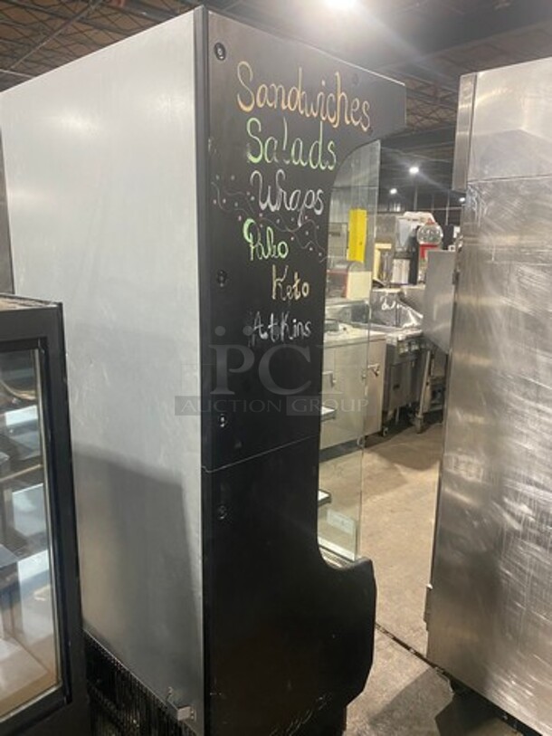 Turbo Air Commercial Refrigerated Open Grab-N-Go Case Merchandiser! With Clear Sides! Stainless Steel Body! Model: TOM40B SN: TOM40B4042 120V 60HZ 1 Phase - Image 4 of 9