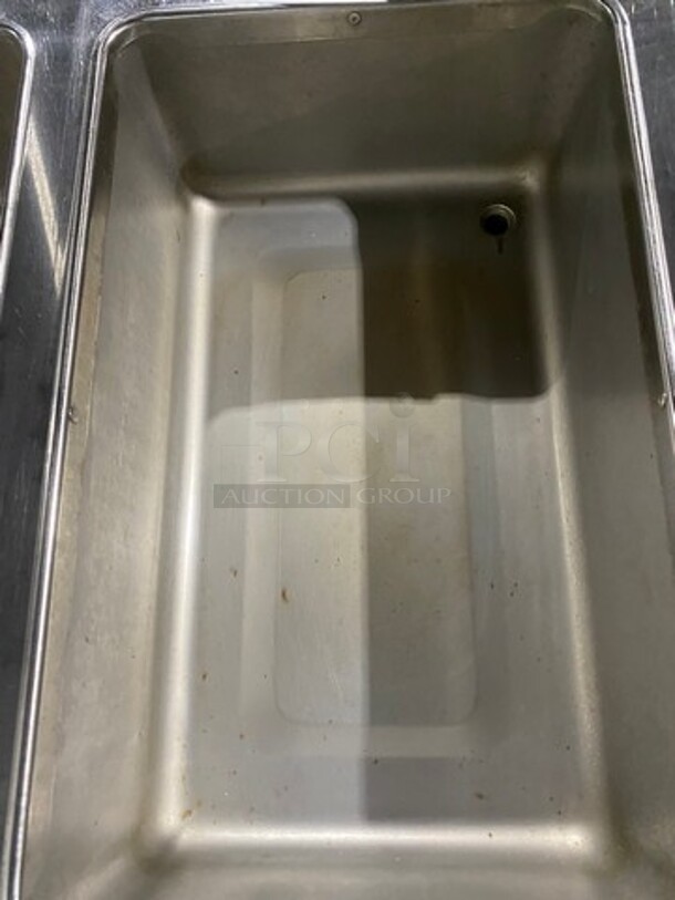 Duke Commercial Electric Powered 4 Well Steam Table! All Stainless Steel! Model: ADI4EM SN: 11092789 208V 60HZ 3 Phase - Image 5 of 7