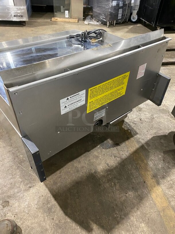 BRAND NEW! OUT OF THE BOX! Garland Commercial Natural Gas Powered Countertop MIRROR SHINE Flat Griddle! With Thermostatic Controls! With Back & Side Splash! All Stainless Steel! On Legs! - Image 4 of 10