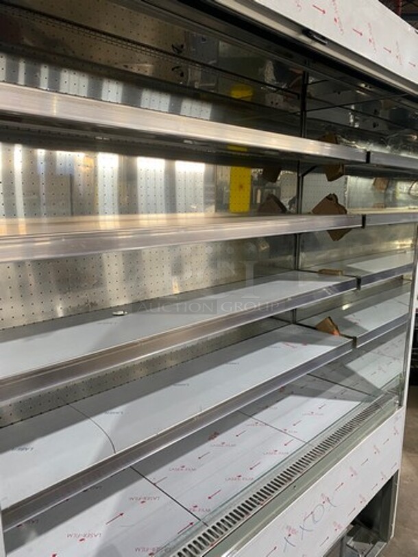 NEW NEVER USED! OUT OF THE BOX! 2016 Ciam Commercial Refrigerated Open Grab-N-Go Display Case! Solid Stainless Steel! MISSING BOTTOM FRONT COVER! Model: MURSTDL6FL15 SN: SN230416 220V 60HZ 1 Phase - Image 5 of 9