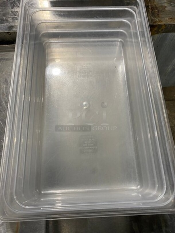 Cambro Clear Poly 1/1x6" Food Containers! 5x Your Bid! - Image 3 of 7
