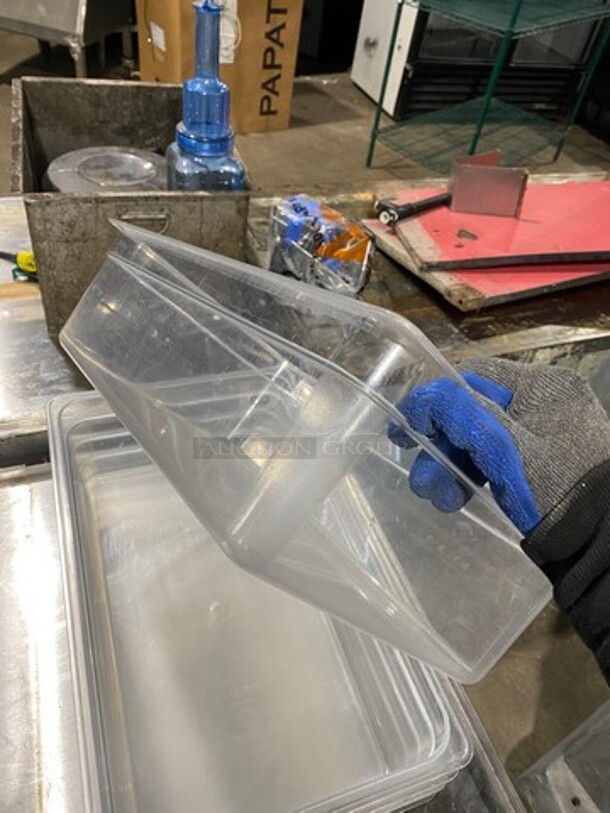 Cambro Clear Poly 1/1x6" Food Containers! 5x Your Bid! - Image 4 of 7