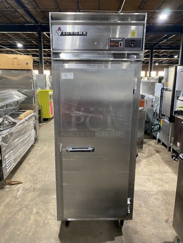 Victory Commercial Single Door Refrigerated Dough Retarder! All Stainless Steel! On Legs! Model: RS1DS7EW SN: B0496795 115V 60HZ 1 Phase - Image 1 of 12