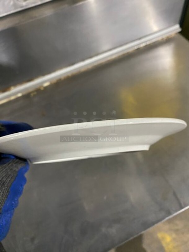 ALL ONE MONEY! Round White Ceramic Serving Plates! - Image 5 of 5