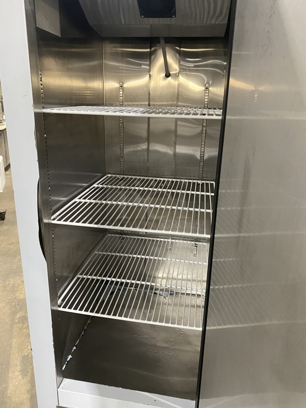 Optimum Single Door Reach in Refrigerator! With Poly Coated Racks! All Stainless Steel! On Commercial Casters! - Image 5 of 9