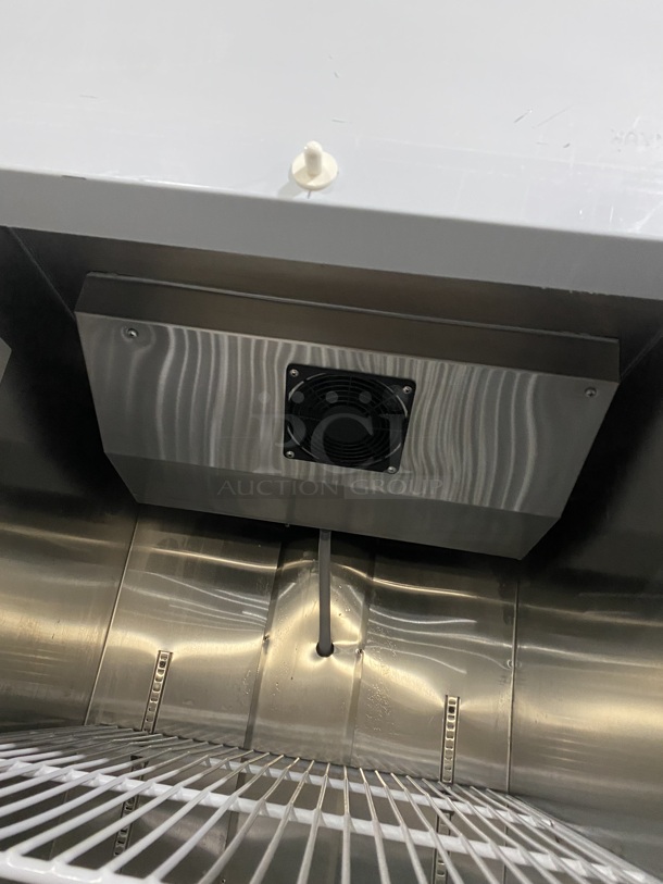 Optimum Single Door Reach in Refrigerator! With Poly Coated Racks! All Stainless Steel! On Commercial Casters! - Image 6 of 9