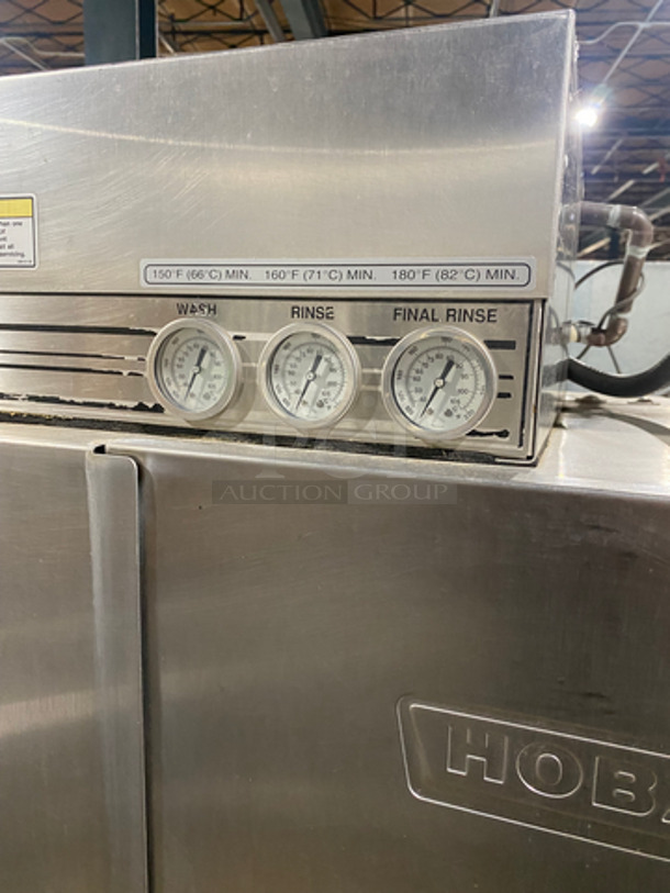 Hobart Commercial Heavy Duty Conveyor Dishwasher! With 2 Tables 48x60! All Stainless Steel! On Legs! Model: CRS86A SN: 8510 - Image 3 of 12