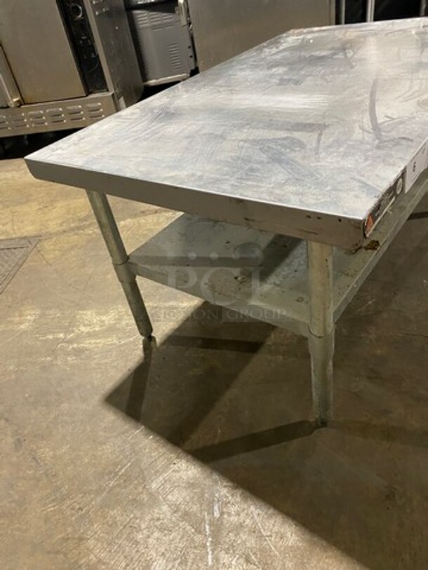 Aero Solid Stainless Steel Work Top/ Prep Table! With Storage Space Underneath! On Legs! - Image 2 of 7
