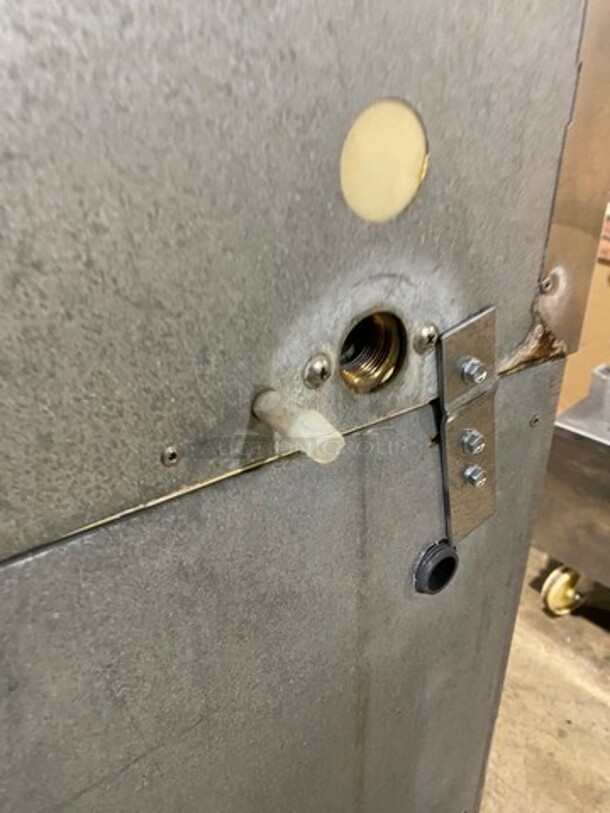 ALL ONE MONEY! Hoshizaki Commercial Ice Maker Machine! With Commercial Ice Bin! All Stainless Steel! On Legs! Model: KM1340MRH SN: A04669G 208/230V 60HZ 1 Phase - Image 10 of 10